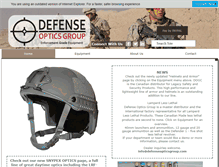 Tablet Screenshot of defenseopticsgroup.com